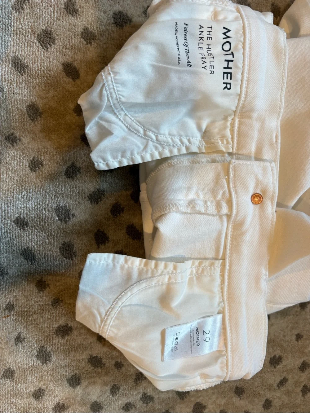 Mother Jeans The Hustler Ankle Fray size 29 - Picture 7 of 11